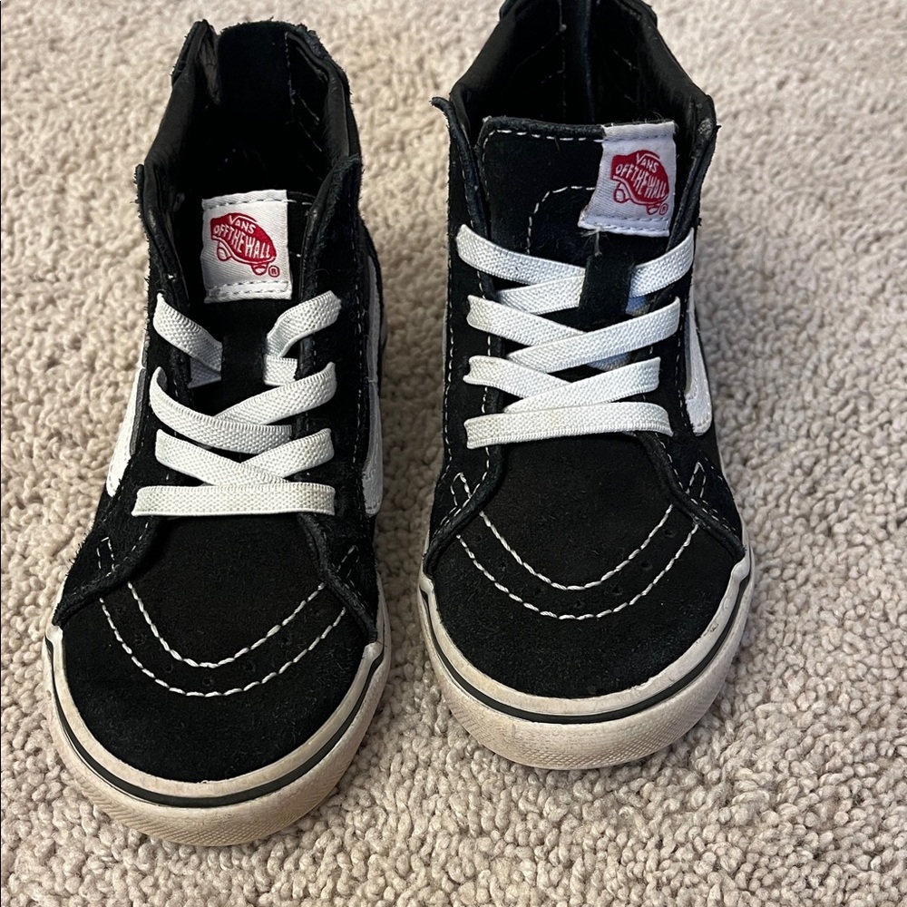 Vans Kids Black High-Top Sneakers